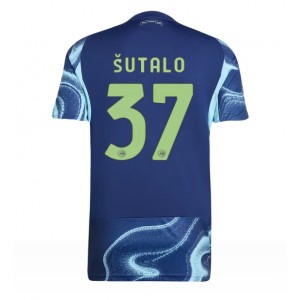 Fotbalové Dres Ajax Josip Sutalo #37 Venkovní Oblečení 2025-26 Krátký Rukáv